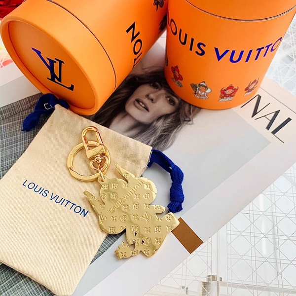 ブランドキーホルダー角部分ディテール